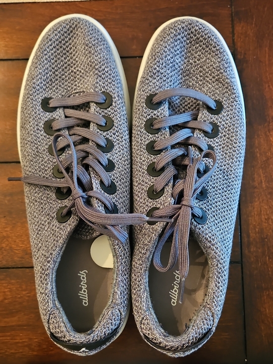 allbirds Other - allbirds Men's Gray Knit Sneakers with Black Eyelets